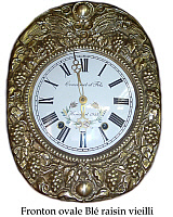 Oval bl&eacute; raisin vieilli